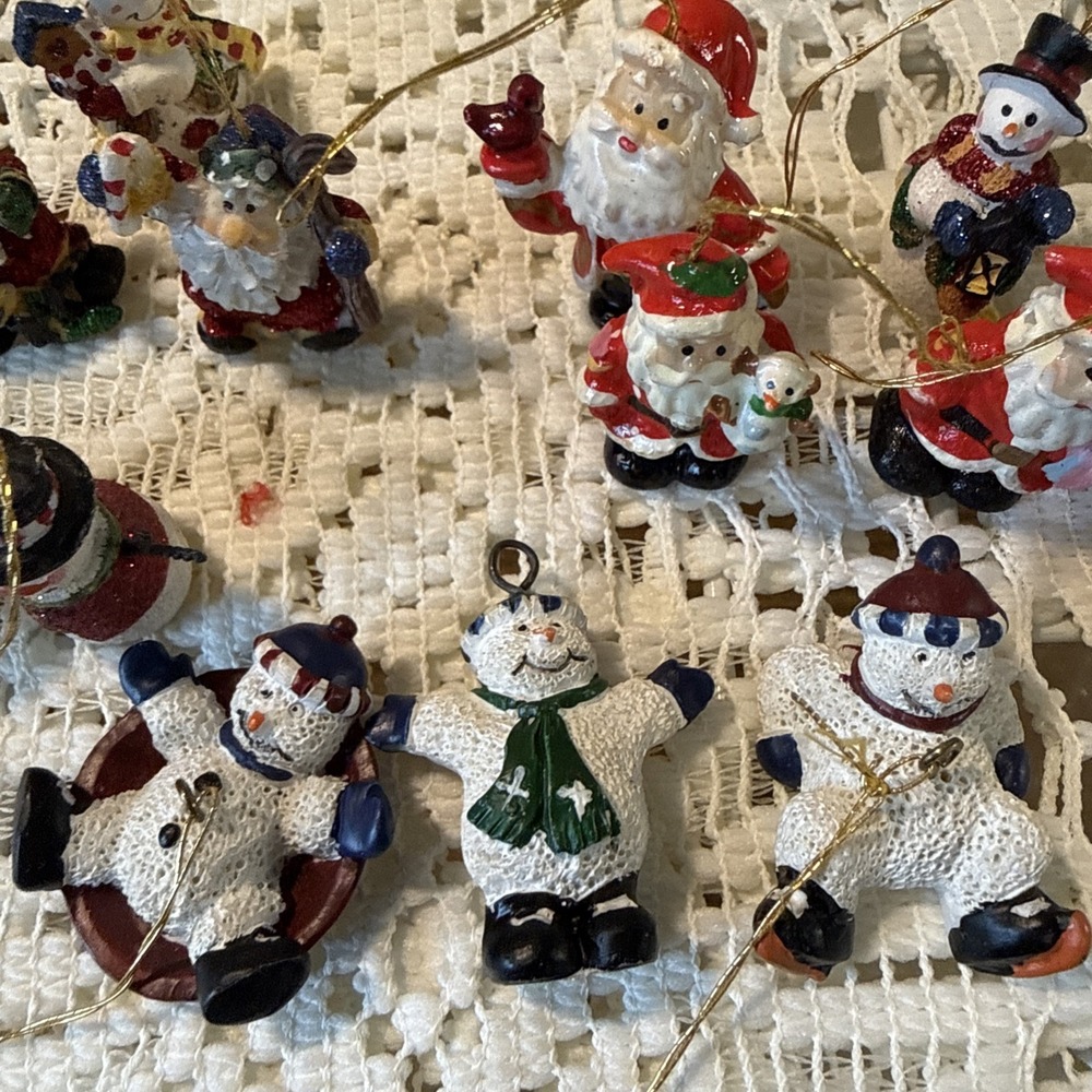 Lot 14-Miniature Mini Christmas Tree Ornaments - Picture 5 of 6